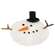 White Melting Top Hat Snowman Head #CS39036