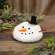 White Melting Top Hat Snowman Head #CS39036