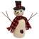 Red & Black Buffalo Check Patches Snowman Doll #CS39039