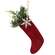 Hanging Winter Greens Snowflake Stocking