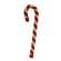 Red & Natural Jute Candy Cane, Medium #CS39075