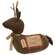 Stuffed Primitive Sleigh Rides Prancer Reindeer Sitter