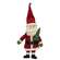 Stuffed Felt Santa with Christmas Tree Ornament #CS39091