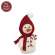 Stuffed Felt Hoodie Snowman with Candy Cane Ornament #CS39094