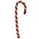 Red & Natural Jute Candy Cane, Large