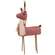 Stuffed Standing Candy Cane Woodland Reindeer with Scarf #CS39134