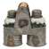 Galvanized Salt & Pepper Caddy with Shakers - # 13940
