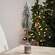 Snowy Long Needle Pine Tree w/Pinecones, 14" 18410;