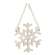 Wooden Snowflake Beaded Ornament - # 34713
