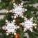 Merry & Bright Layered Snowflake Ornaments, 3/Set 37942