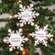 Merry & Bright Layered Snowflake Ornaments, 3/Set 37942;