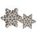 Layered Chunky Snowflake Sitters, 2/Set 37943