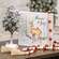 Peace & Joy Deer & Cardinal Box Sign 37964;