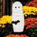 Wooden Mummy & Bat Planter Stake 38028;