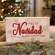Feliz Navidad Snowflakes Box Sign 38064;