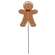 Gingerbread Boy Planter Stake 38095