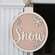 Glittered "Snow" Bulb Hanger 38107;