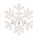 Glittered Layered Wooden Snowflake Hanger, 2 Asstd. 38144
