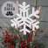 Glittered Layered Wooden Snowflake Planter Stake, 14" 38155