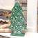Woodland Embossed Distressed Metal Christmas Tree 60472