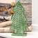 Laurel Embossed Distressed Metal Christmas Tree 60473;
