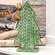 Laurel Embossed Distressed Metal Christmas Tree 60473