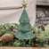 Distressed Textured Metal Christmas Tree, 12" 60487