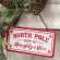 Department of Naughty & Nice Distressed Hanging Sign 65366