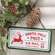 North Pole Post Distressed Hanging Sign 65368