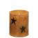Star Timer Pillar - Burnt Mustard - 3.5" x 3"