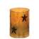 Star Timer Pillar in Burnt Ivory - 3" x 4"