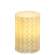 Basketweave Pillar Candle - 4" #84723