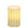 Basketweave Pillar Candle - 4"