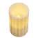 Basketweave Pillar Candle - 5" #84724
