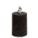 Warm Glow Textured Black Flicker Flame Timer Pillar, 3" #85133