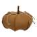 Stuffed Brown Pumpkin w/Seams, 6.5" CS39009