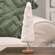 Furry White Sparkle Christmas Tree, 12"H QHT4015;