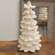 White Sherpa Christmas Tree, 17.5"H SR14293;
