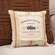 Pumpkin Patch Orange Ticking Stripe Pillow, 10" Sq. 19160