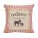 Dreaming of a Farmhouse Christmas Red Ticking Stripe Pillow, 10" Sq. 19162