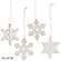 24/Set, Snowflake Christmas Ornaments #32829