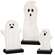 Wooden Ghosts - Set of 3 -
