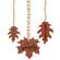 Beaded Fall Leaves, 3/Set;