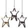 Whimsical Tealight Star - Hanging (Timer) - 3 asst. #46255