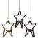 Whimsical Tealight Star - Hanging (Timer) - 3 asst. #46255