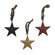 Hanging Metal Stars - 2.75" Assorted