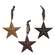 Hanging Metal Star - 3.75" Assorted