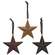 Hanging Metal Star - 4.5" Assorted