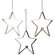 Star 4" Taper Holder - Stoneware Colors - 3 asst - 46353;