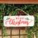 Distressed Metal "Merry Christmas" Street Sign Hanger 91170;